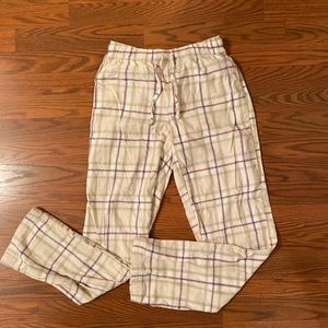 Flannel pants